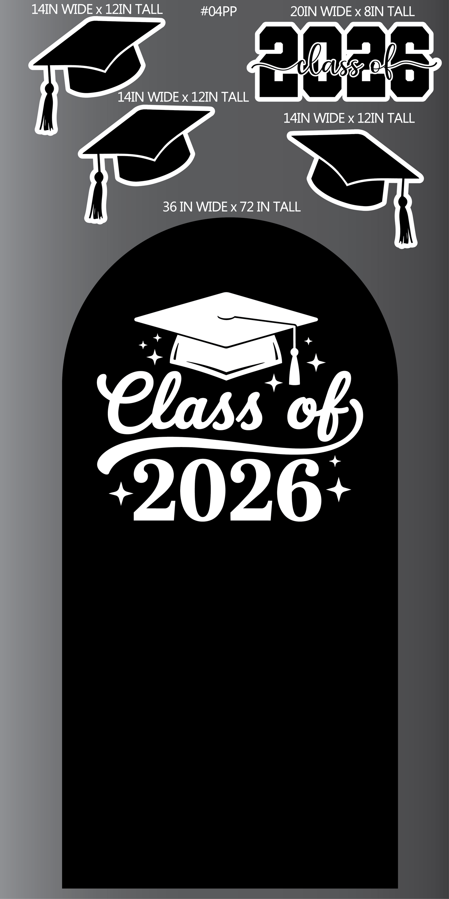 Graduation Theme - 5 Piece | Graduation Party Decorations | Coroplast Cutouts