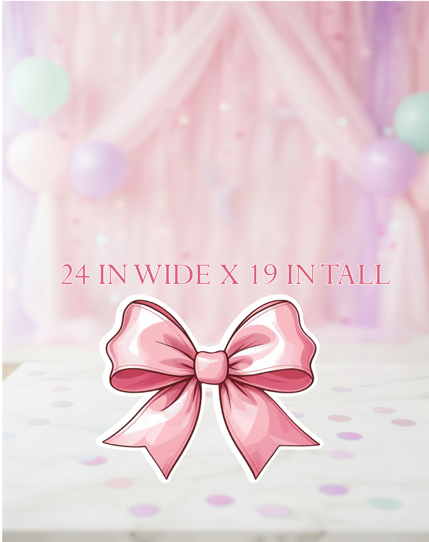 Single Pink Bow