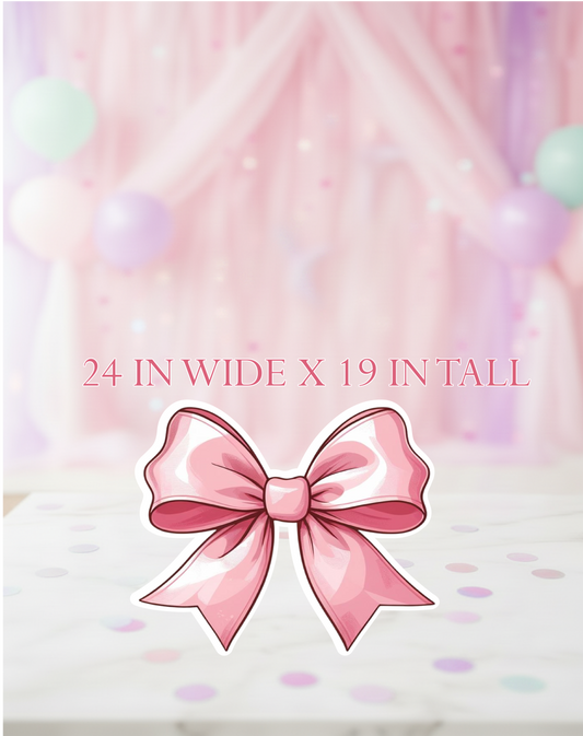 Single Pink Bow